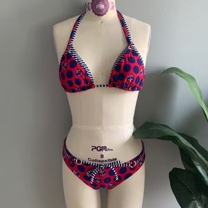 Women’s Sailor Red White & Blue Bikini S/M